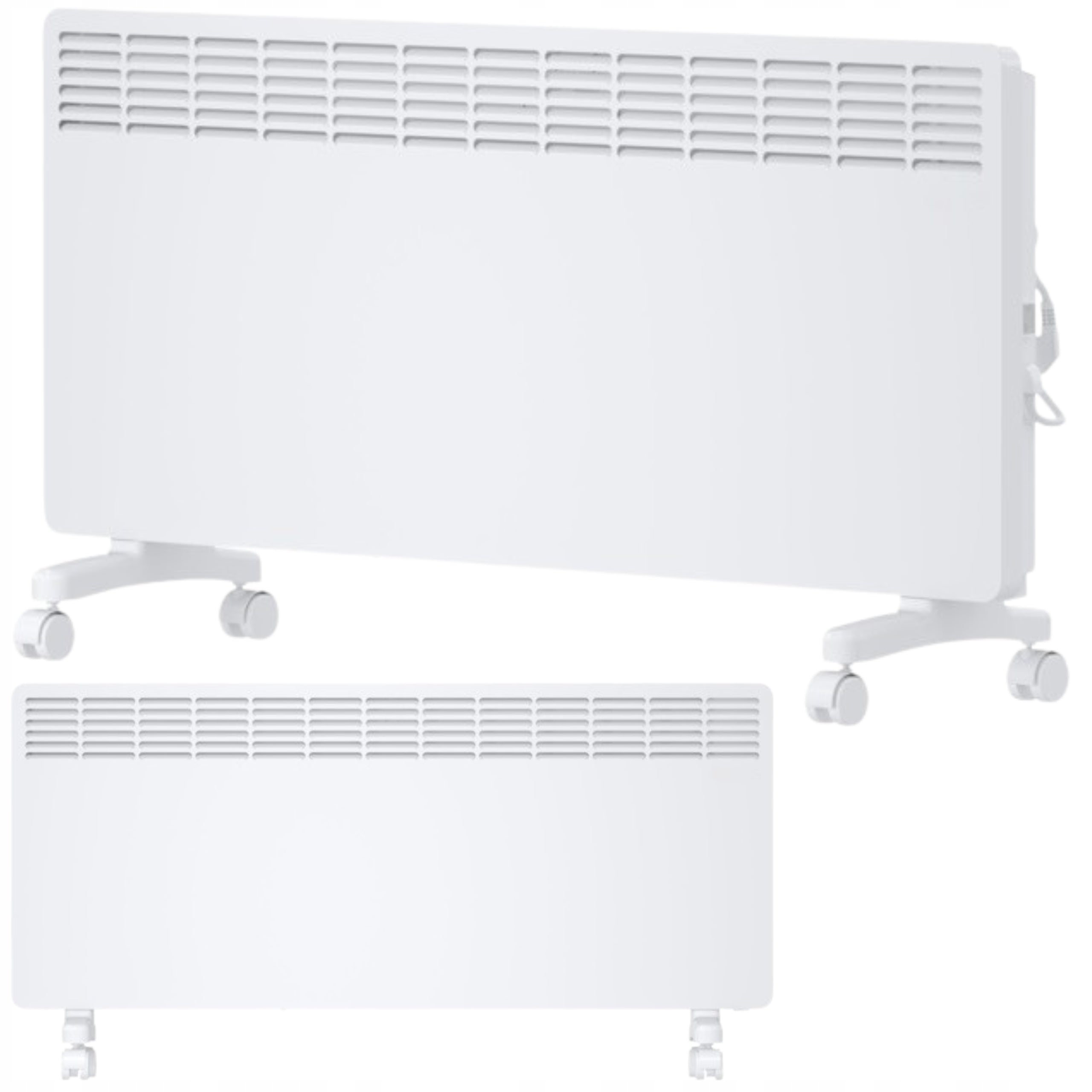 Heater Energy Saving Electric Convector Flat Power 750 W White