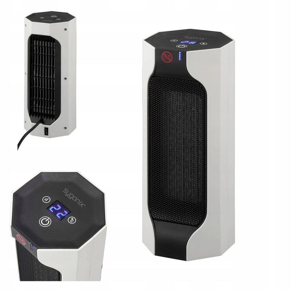 Heater FAN for desk 3 MODES display 1800W timer Sygonix