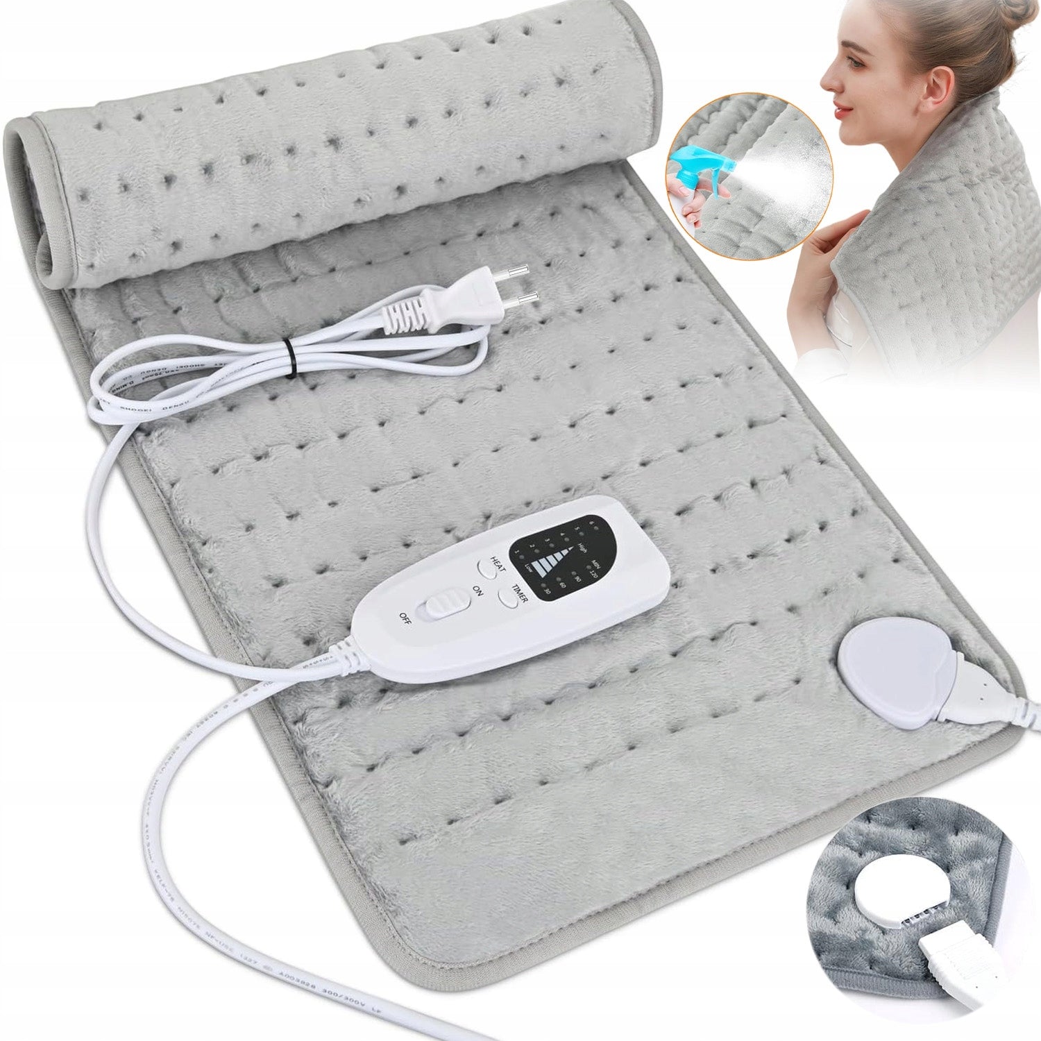 Heating Electric Blanket 6 Levels Heating Mat Hot Water Bottle For Painful Joints