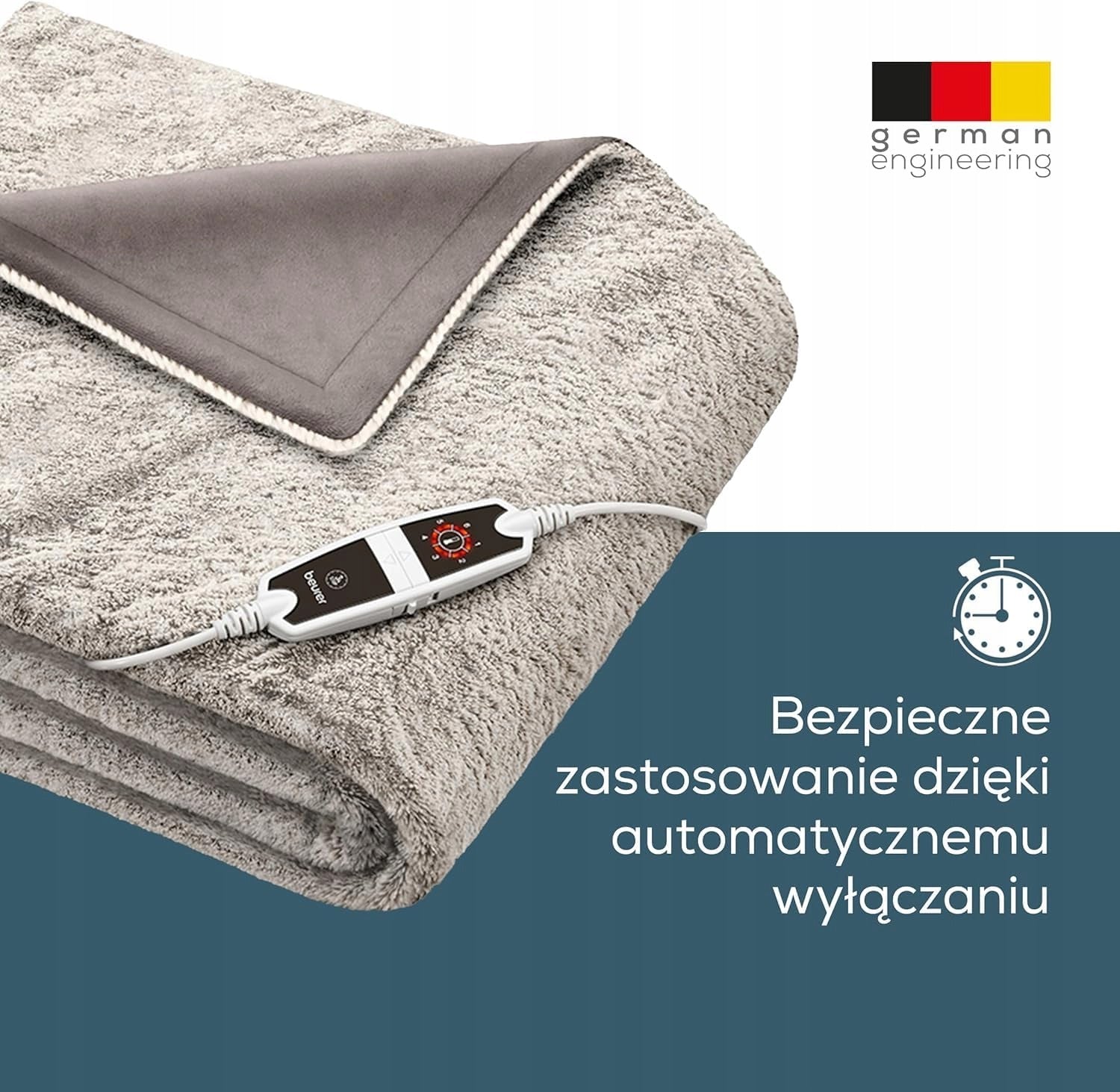 Heating blanket Beurer HD 150 XXL beige brown 200x150 cm Brand Beurer