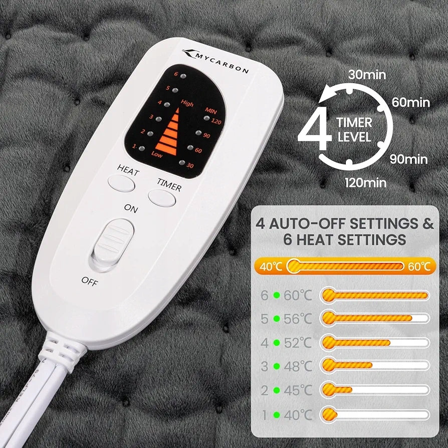 Heating blanket for back MYCARBON, 92 x 50 cm, 6 heating levels Brand no brand