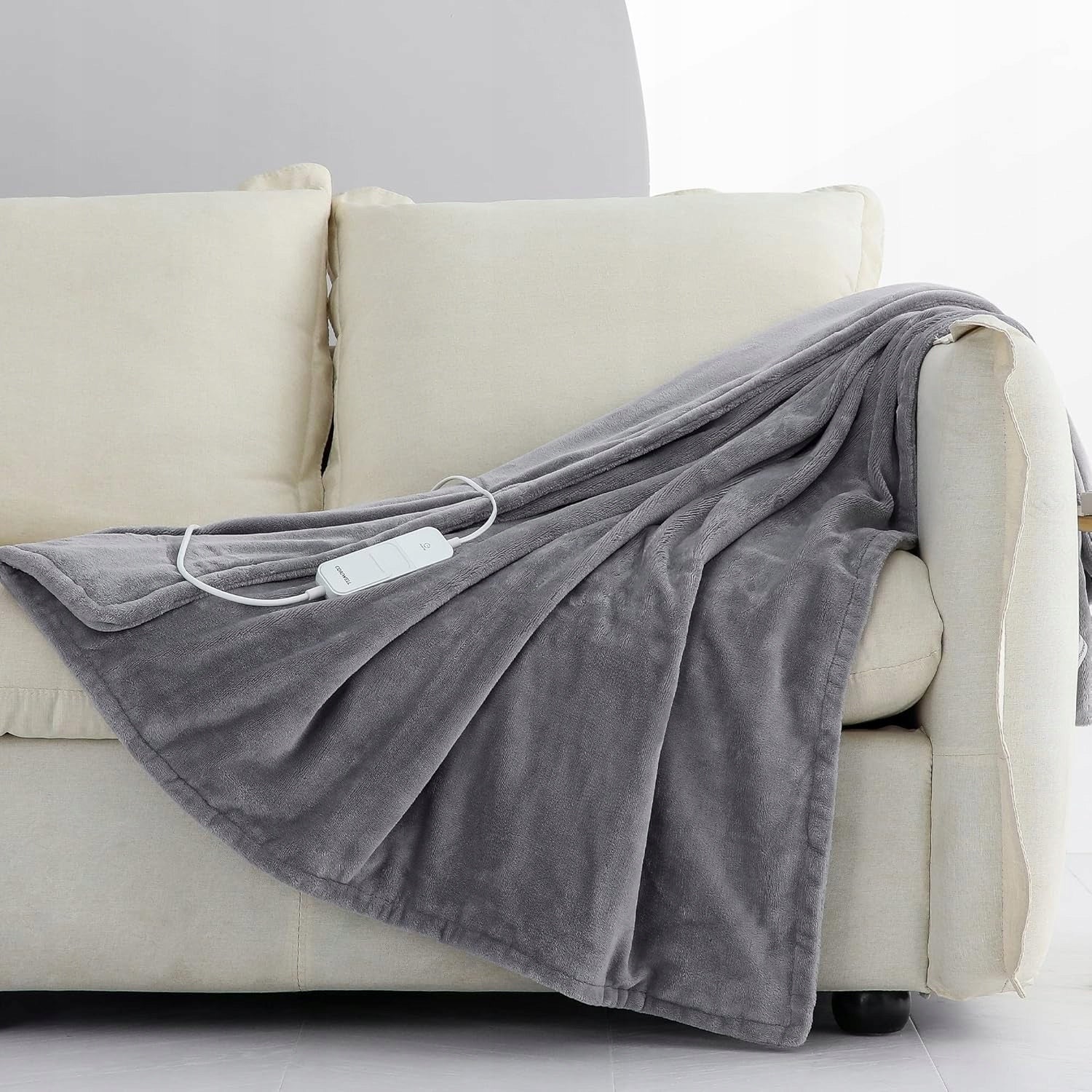 Heating blanket with automatic shut-off, flannel, electric 180x130 cm
