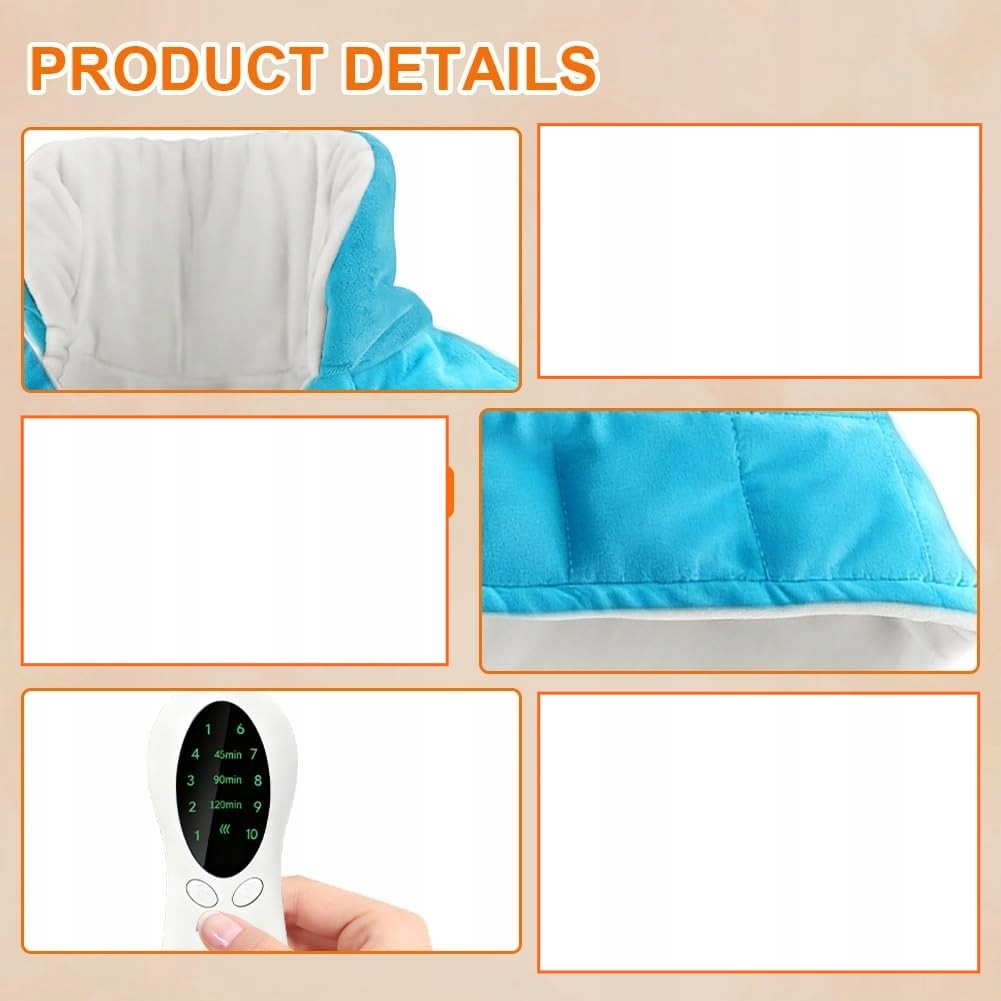 Heating pad 10 heat levels automatic shutdown Brand no brand