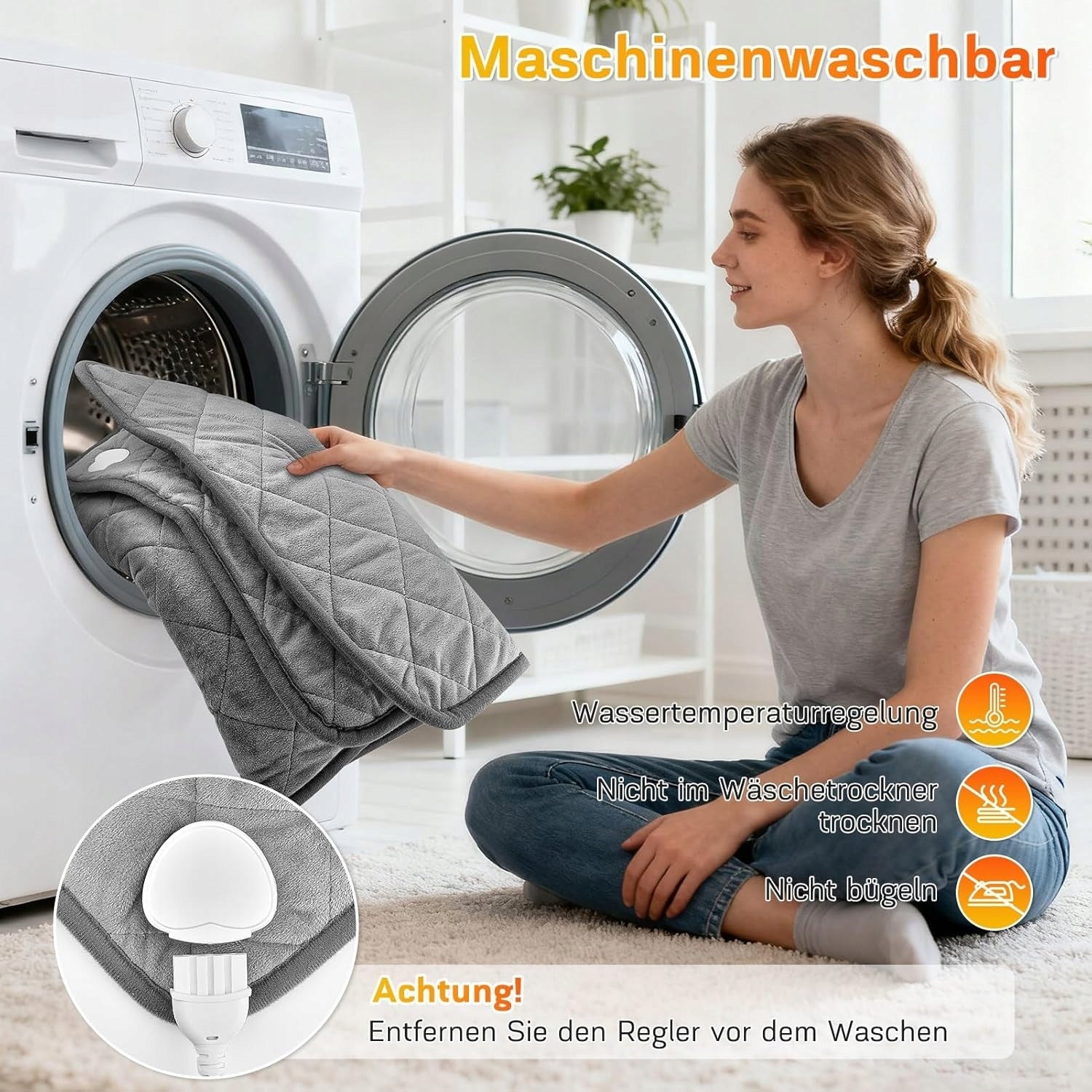 Heating pad MIMECH 84 x 43 cm with automatic shut-off Medical device no