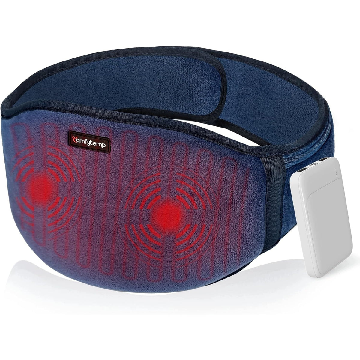 Heating pad lumbar massage mat electric heat vibration