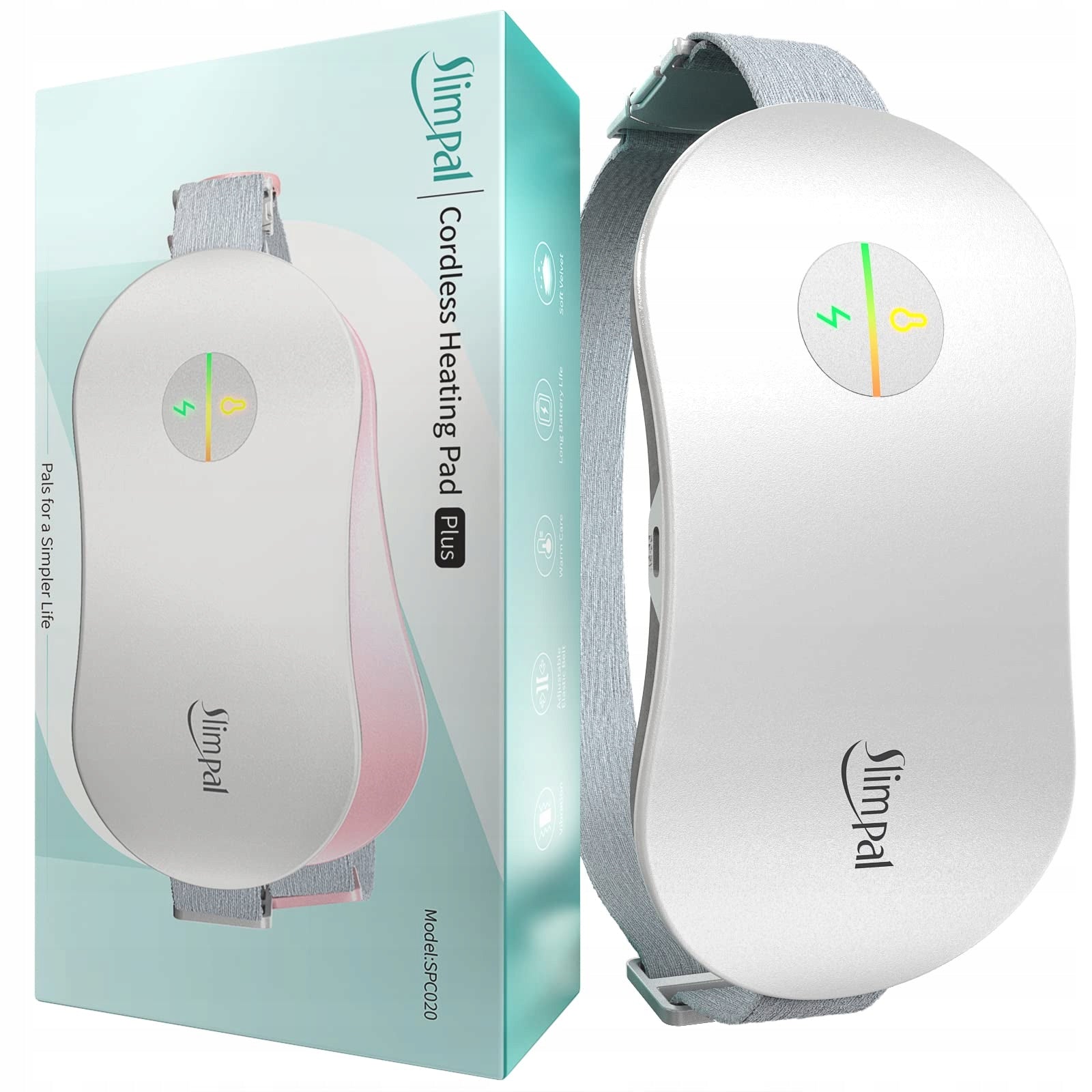 Heating pad pain relief massager Slimpal Plus wireless Grey