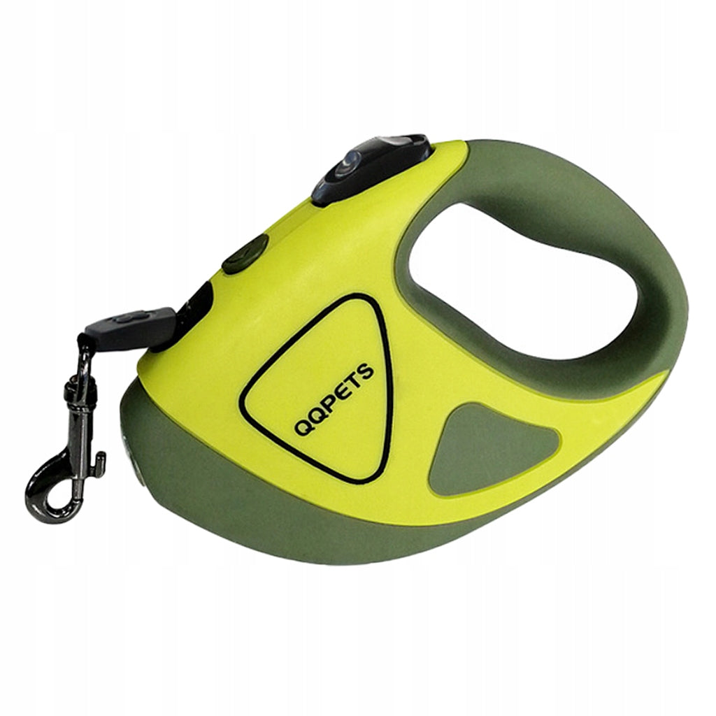 Heavy Duty Automatic Dog Leash Retractable Training Lead with Green_16ft