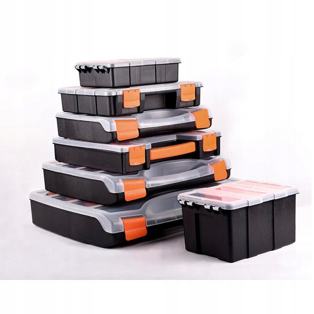 Heavy Duty Rolling Toolbox With Foldable Comfort Handle & 15.6x21.5x11.5cm Packaging status original