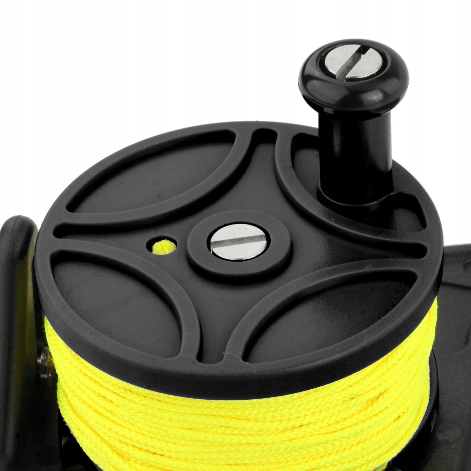 Heavy Duty Scuba Diving Line Reel Kayak Anchor with Thumb Black 46 meters Brand no brand
