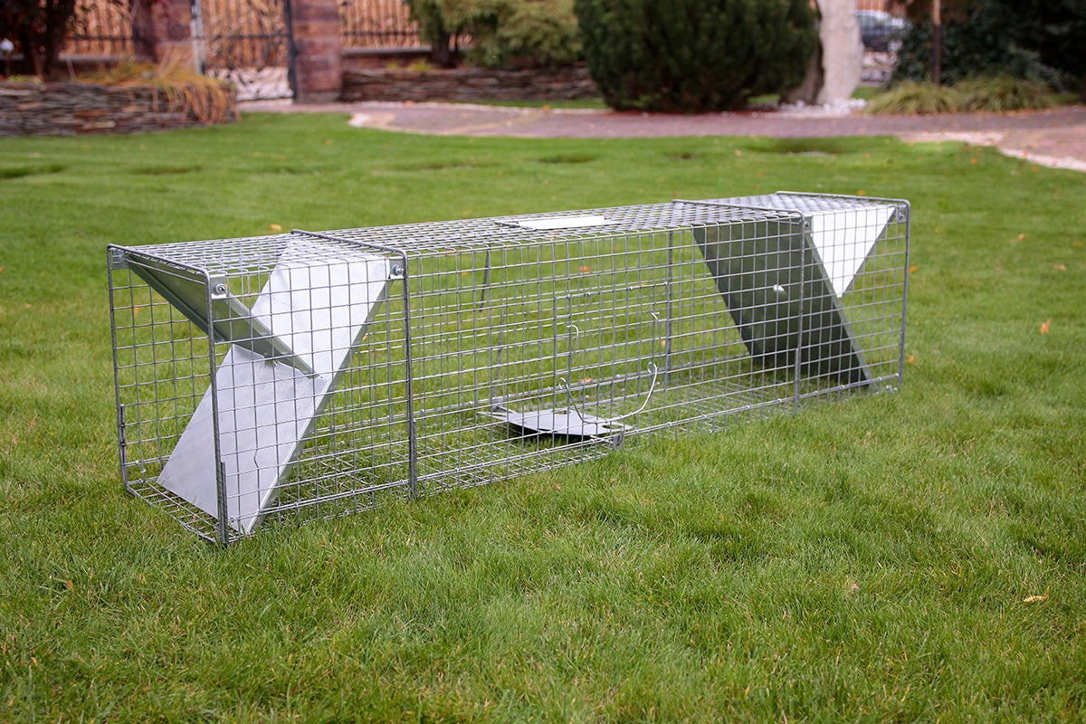 Hedgehog Marten Trap Fox Cats Otters Beavers Large 122cm Double Sided Paw Kind trap