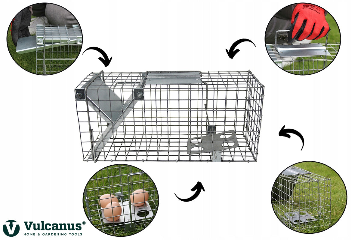 Hedgehog Rat Trap Kuna Grace Mink Cage For Rodents 40x17x20cm Packaging status original