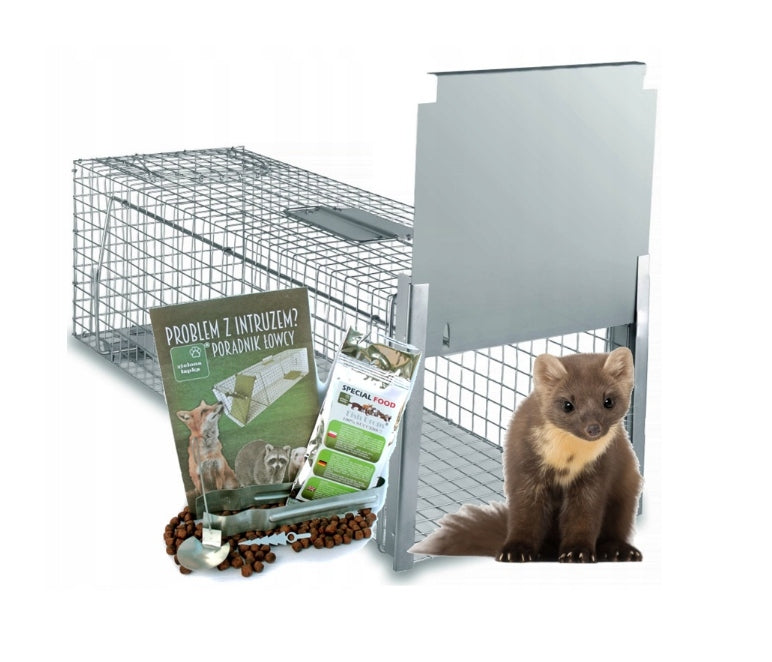 Hedgehog fox trap marten Otter beaver cats Rattrap Large - 82x26x26cm Packaging status original