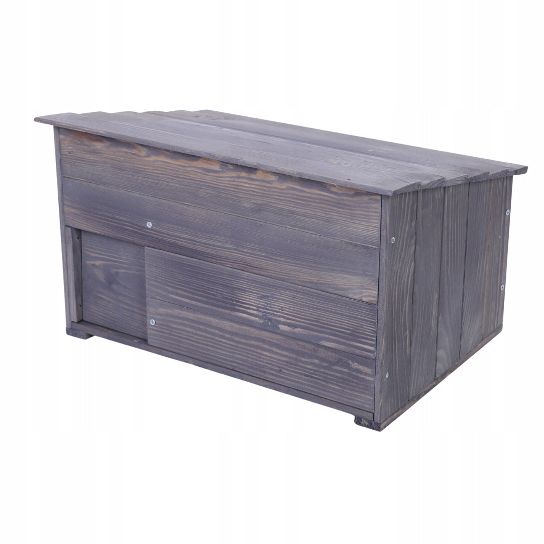 Hedgehog house L garden house wooden impregnation winter shelter durable Packaging status original