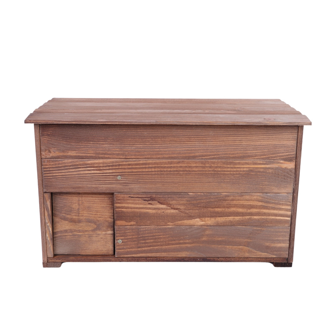 Hedgehog house L house wooden garden impregnation bowl and hay eco Manufacturer code DJEL_27X45X33_MS_RK1