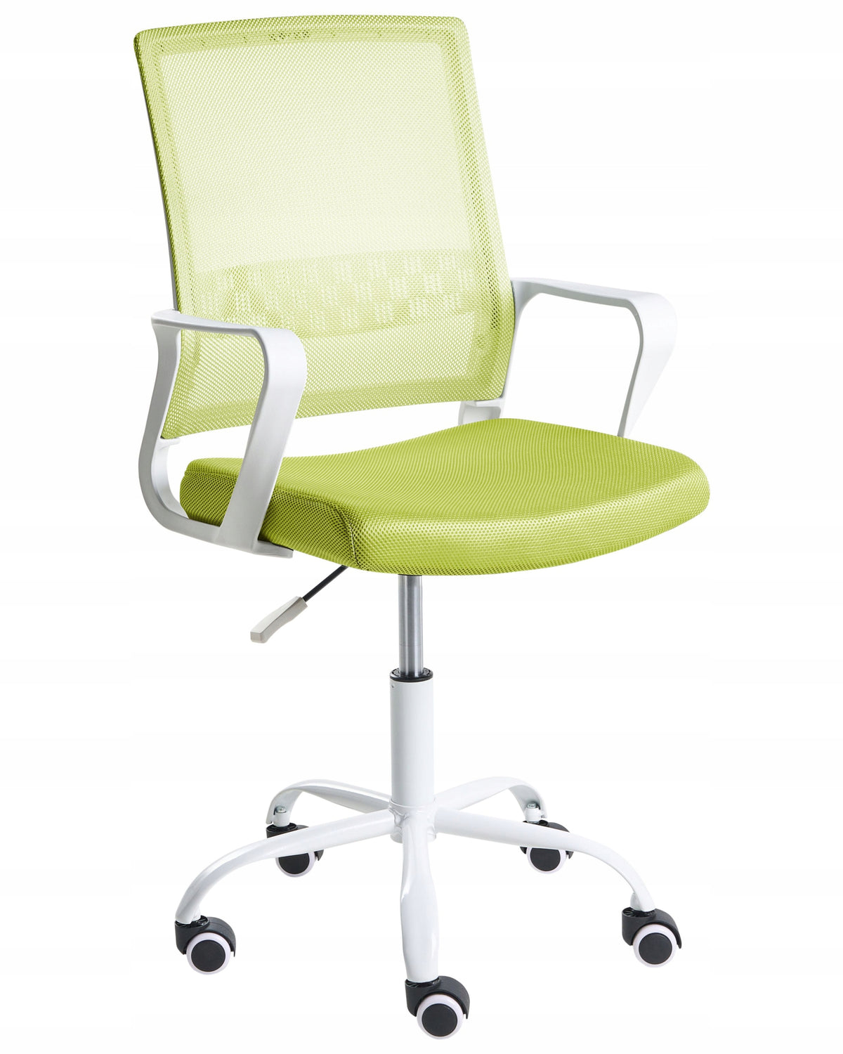 Height Adjustable Rotating Office Chair on Lime Wheels