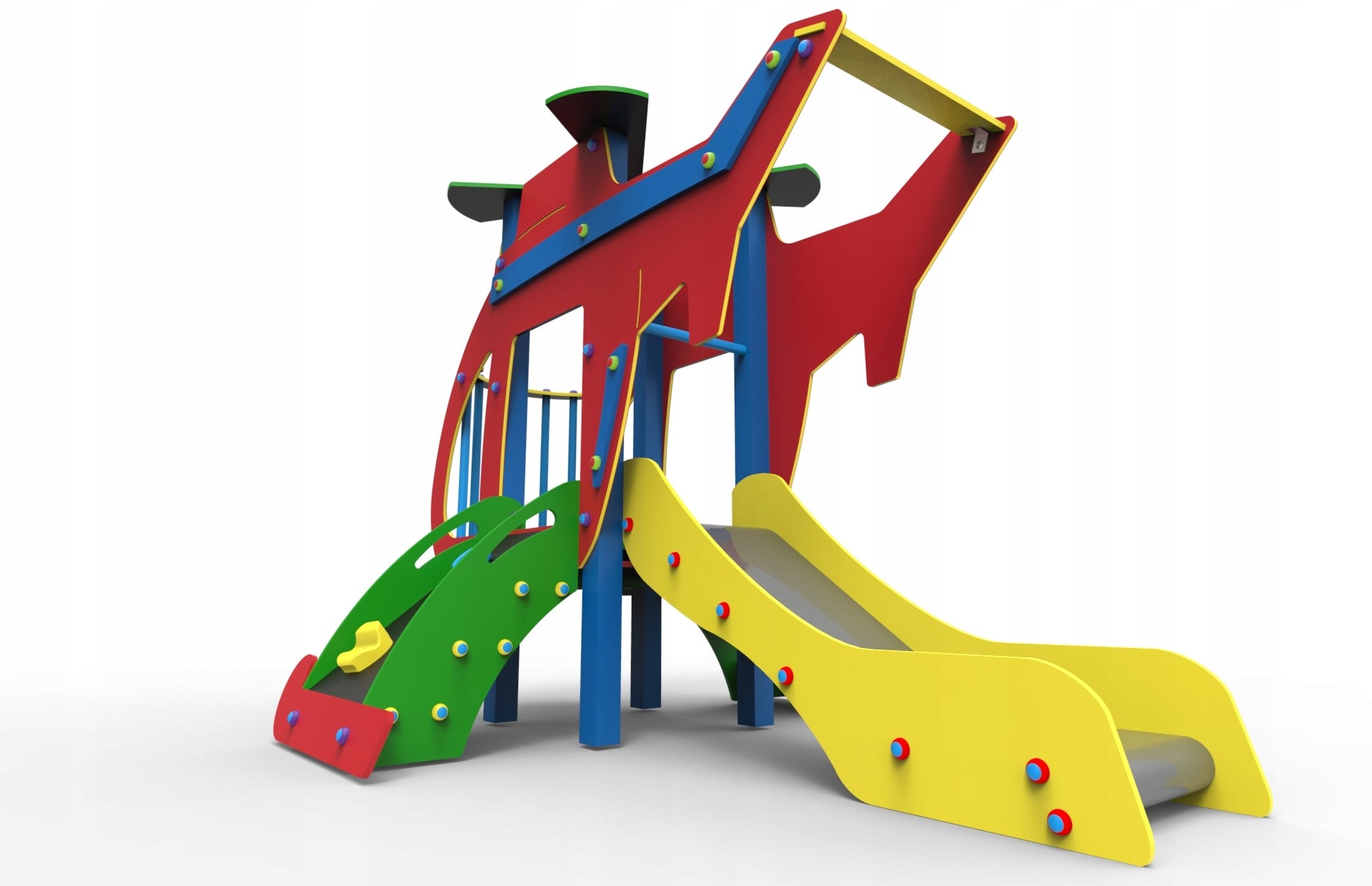 Helicopter with slide for square toys | PN-EN 1176 standard Kid's age 3＋ years