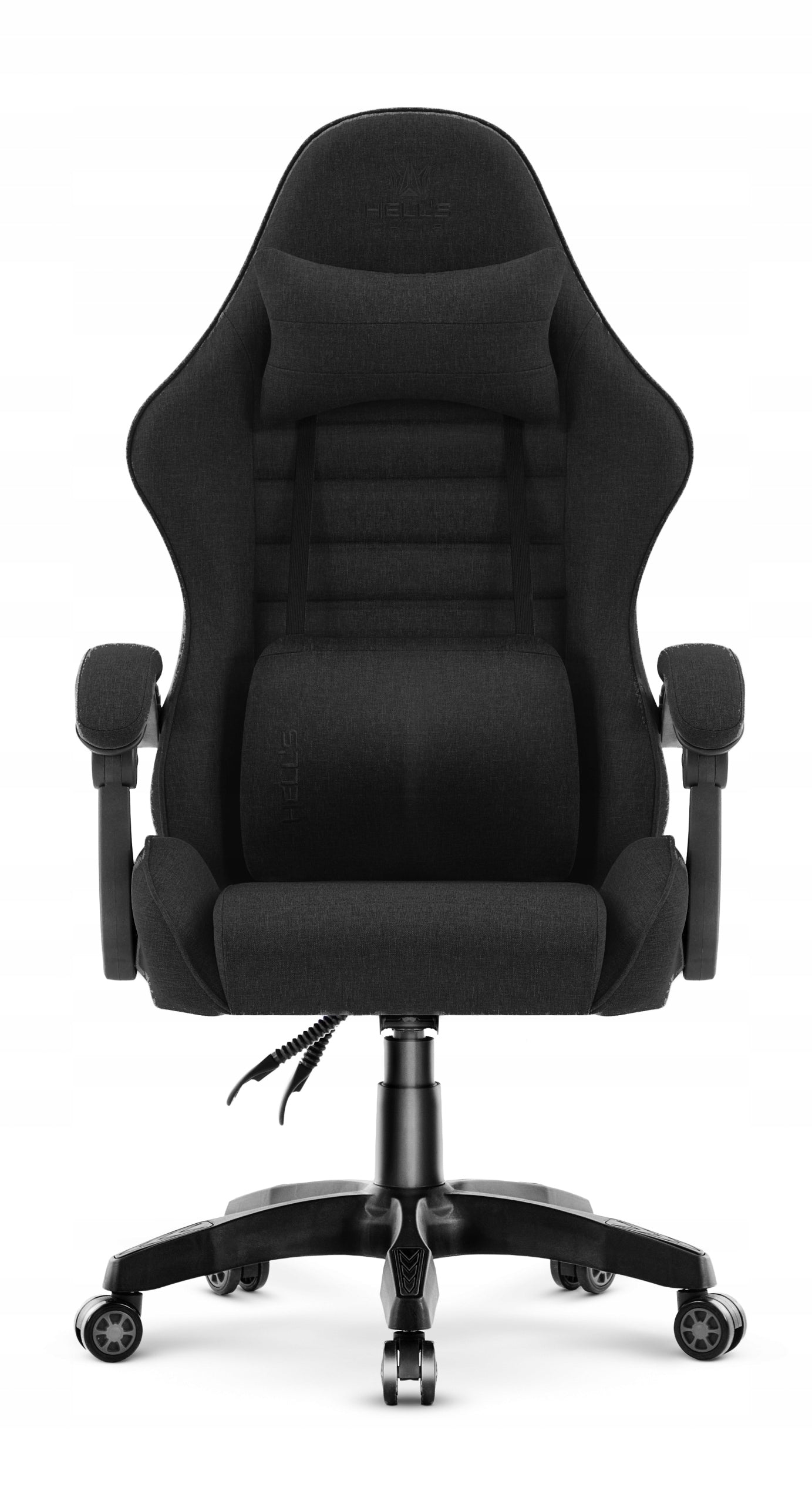 Hell's Chair HC-1003 2.0 Office Gaming Chair Black Fabric Upholstery color black