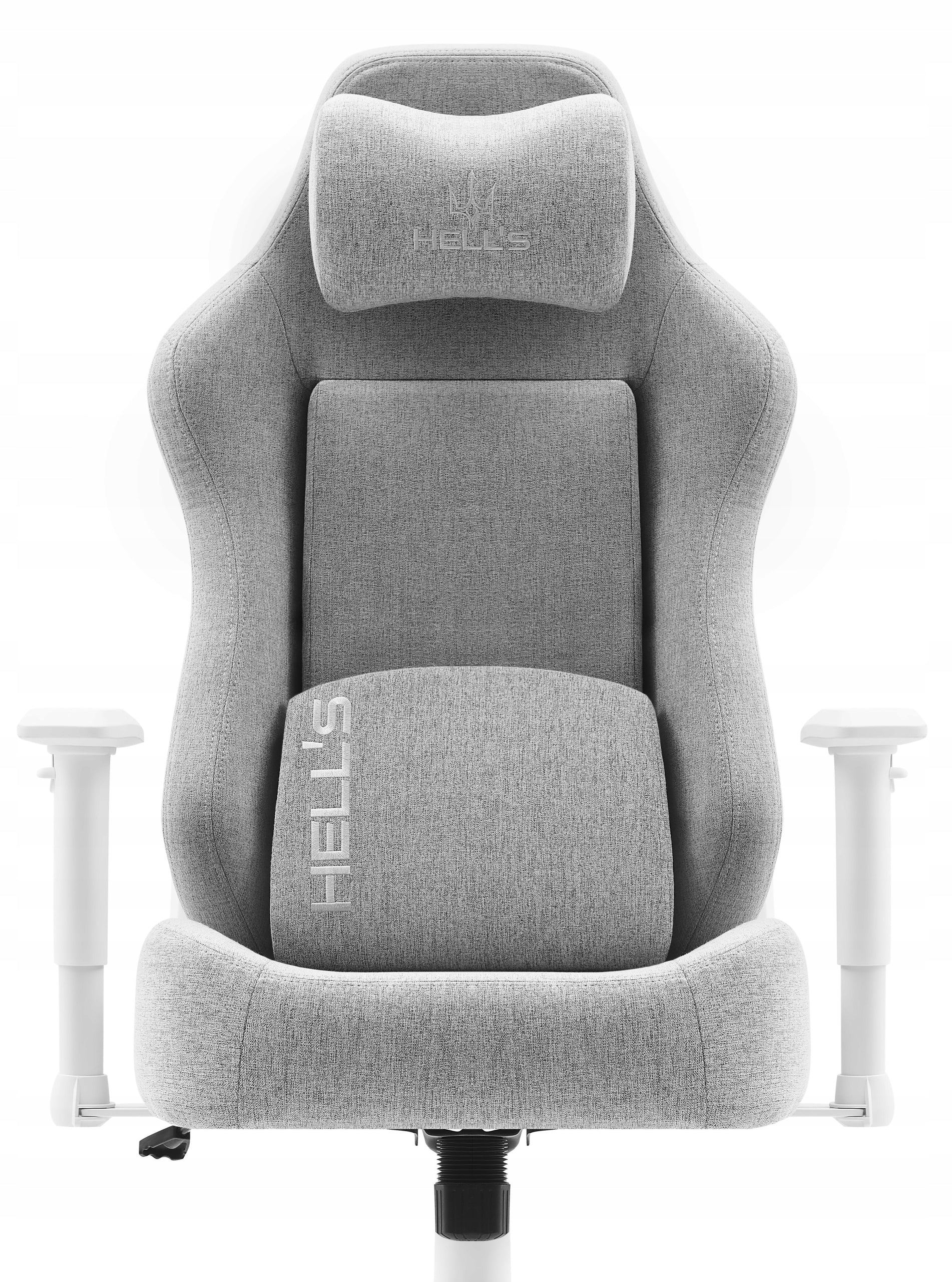 Hell's Chair HC- 1009 White Grey Fabric