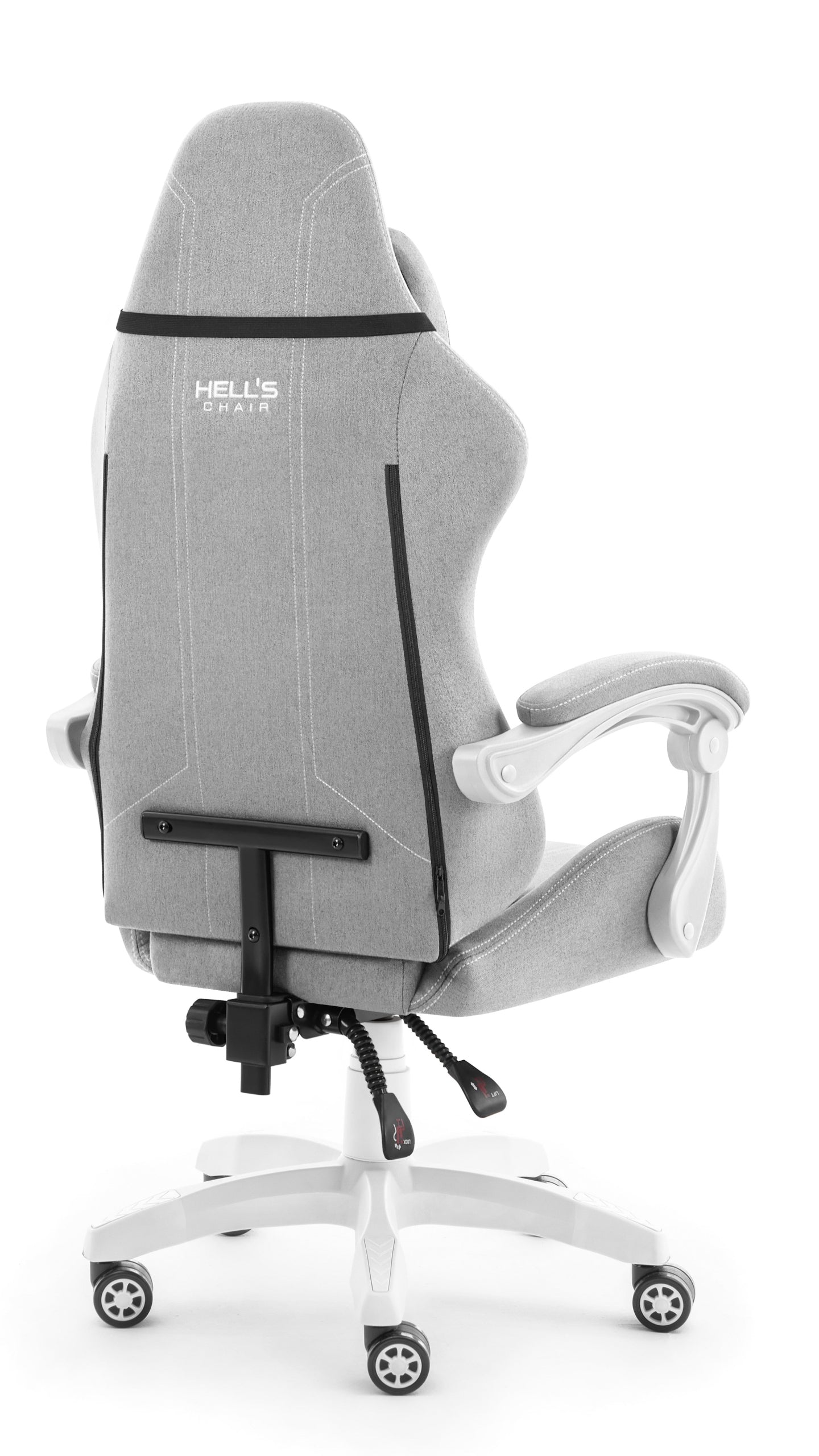 Hell's Chair HC- 1014 Grey- White Fabric Brand HELL'S CHAIR