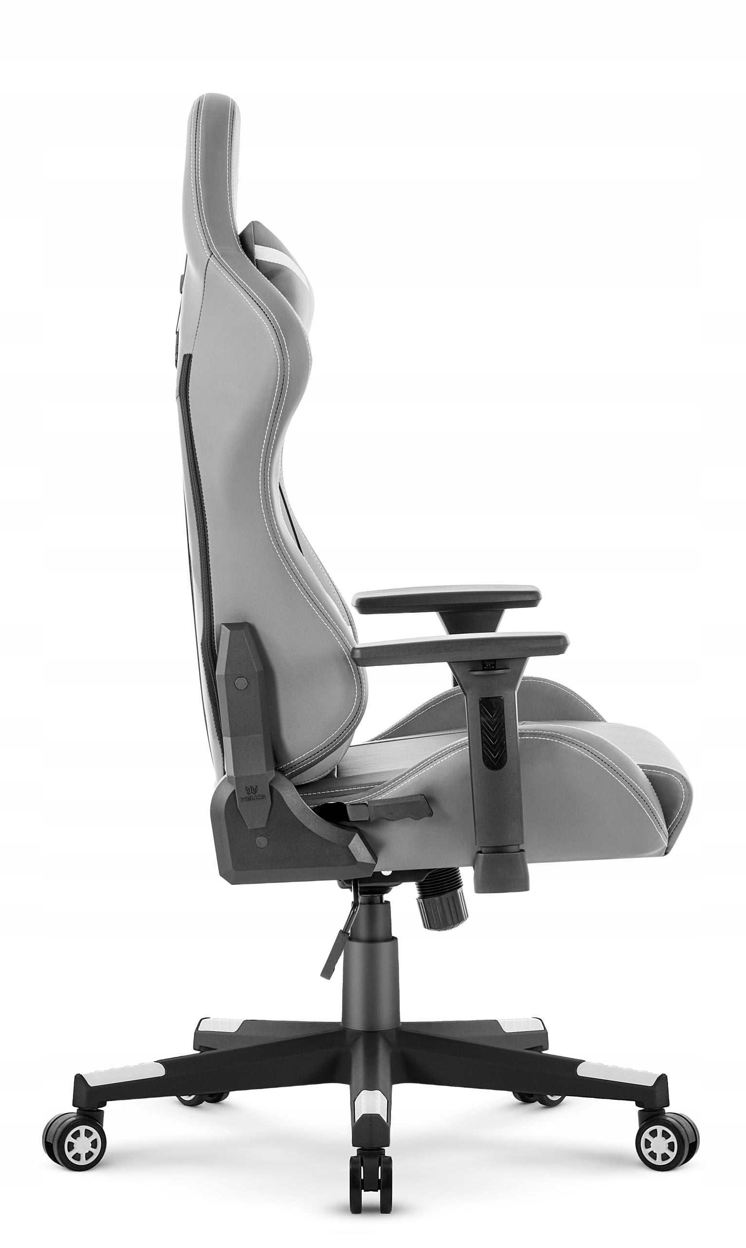 Hell's Chair HC- 2002 Grey White Suede Office Chair Brand HELL'S CHAIR