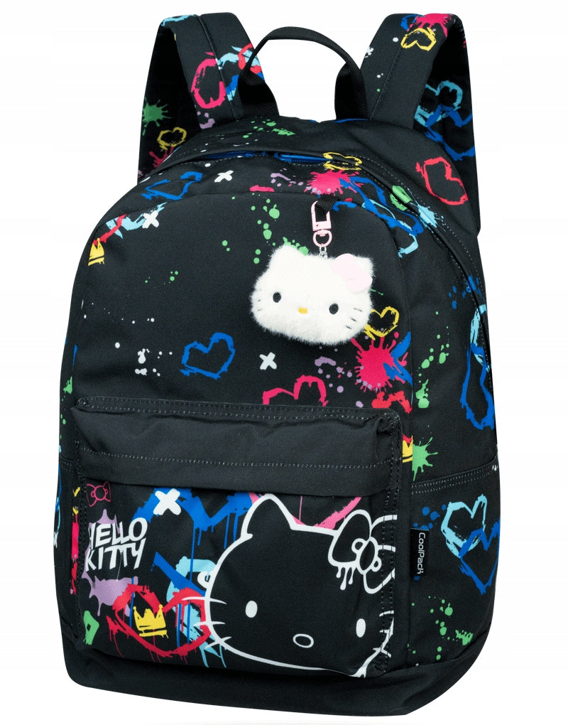 Hello Kitty Backpack Cross school youth black neon Coolpack F026034 Packaging status original