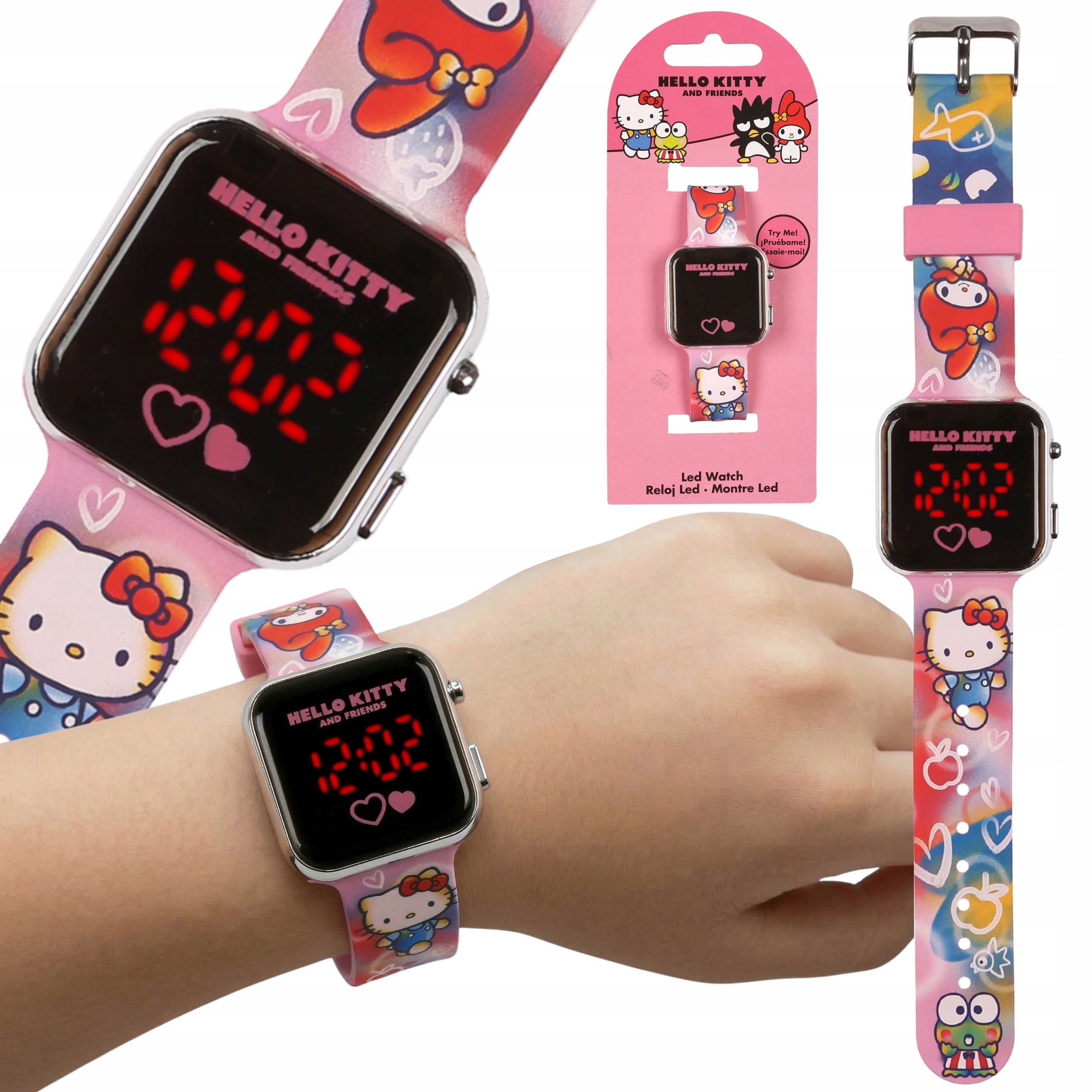 Hello Kitty DIGITAL LED Wristwatch for Girl, DATE AND TIME
