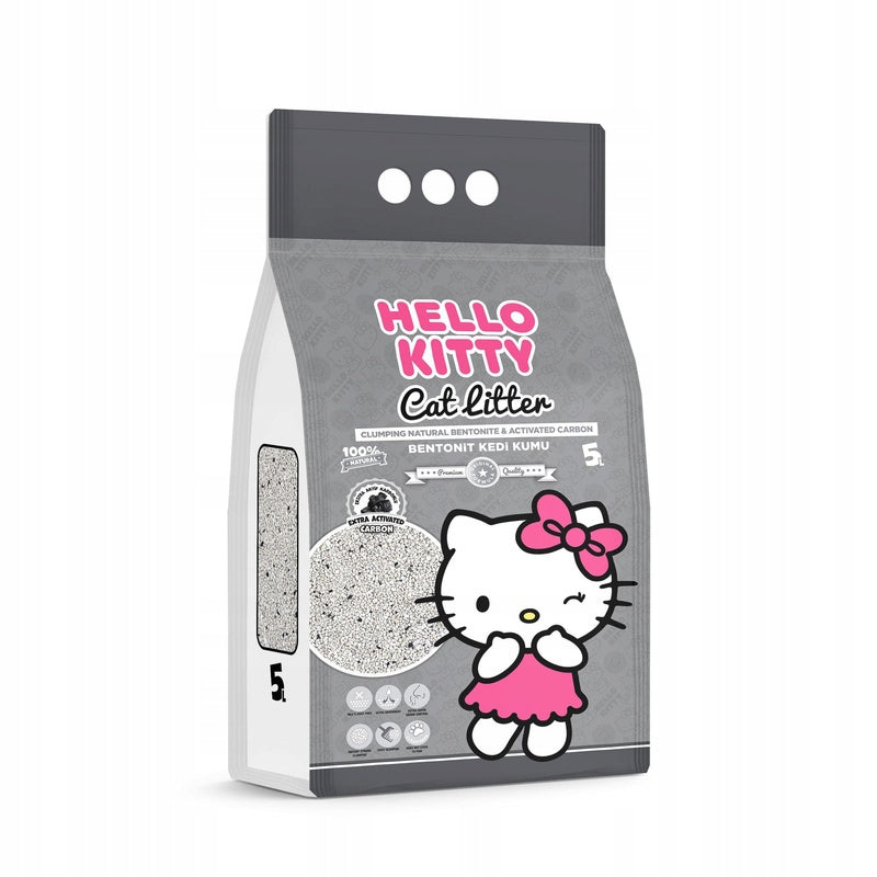 Hello Kitty, bentonite cat litter, with activated carbon 5L Hobby