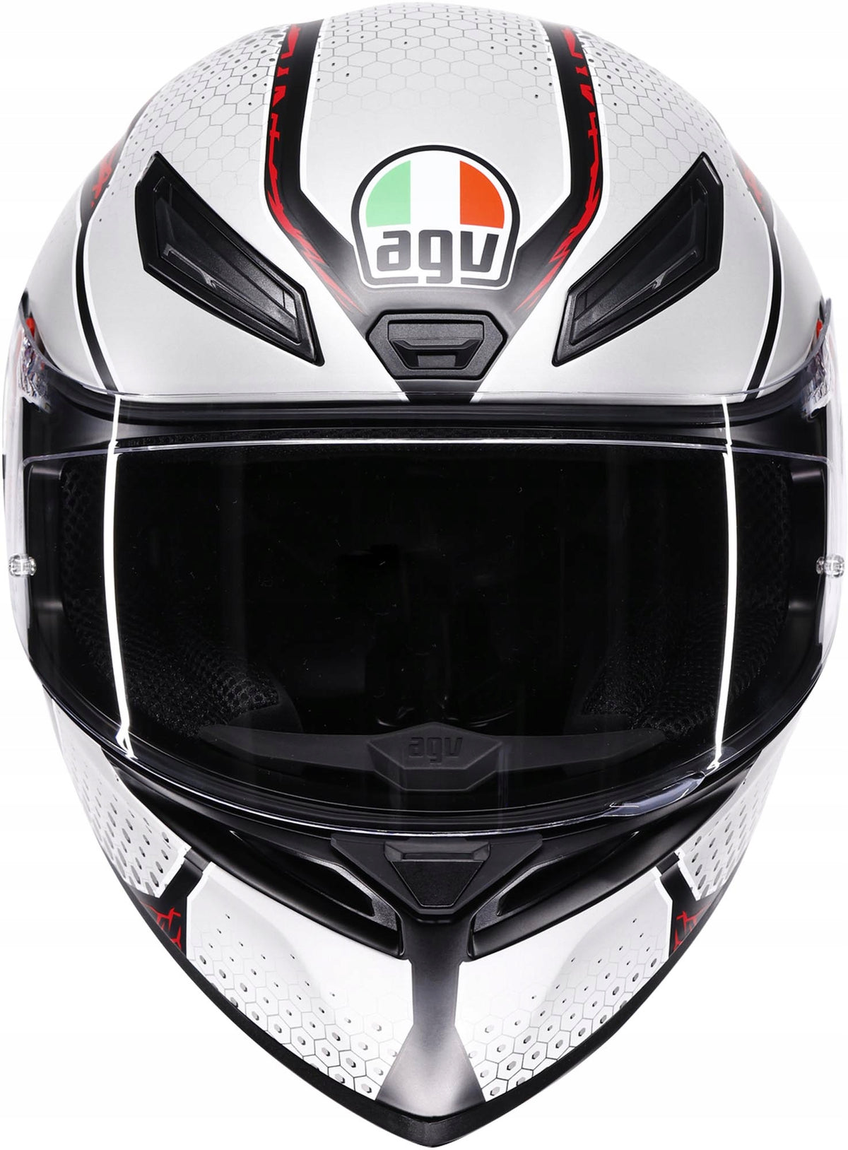 Helmet AGV K-1 S Speedarmor Matt Black/Grey/Red E2206 Packaging status original