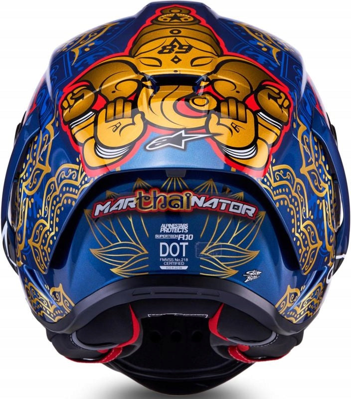 Helmet ALPINESTARS Supertech R10 MARTINATOR r. M Marthainator Thai Manufacturer Alpinestars