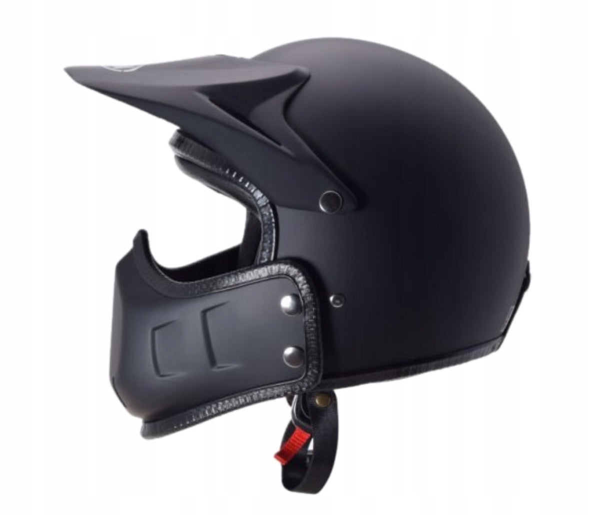 Helmet AWINA Retro Retractable Jaw Black Mat M EAN (GTIN) 9781732917354