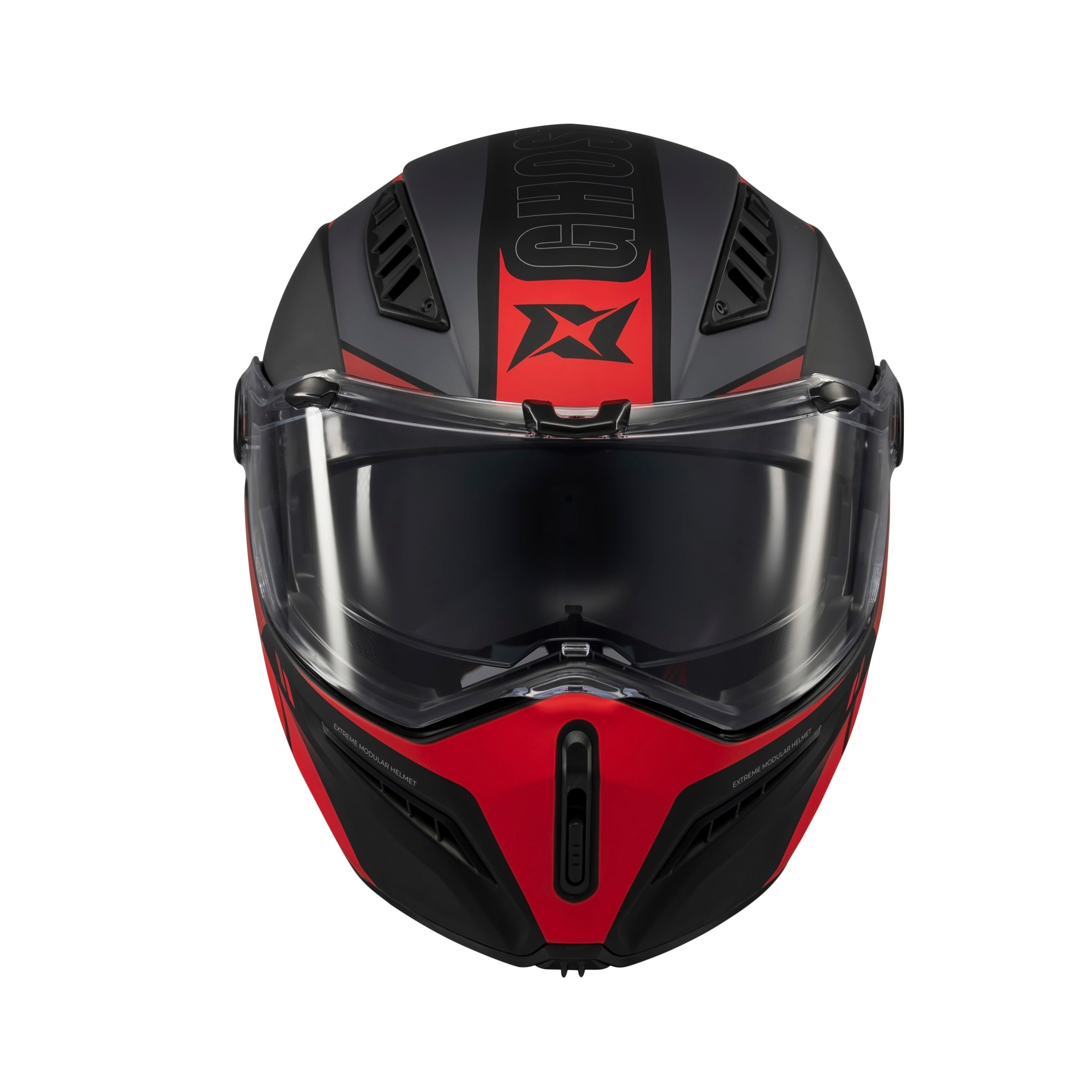 Helmet AXXIS FU409SV GHOSTFIGHTER MANIAC B5 black matt/red S Size S
