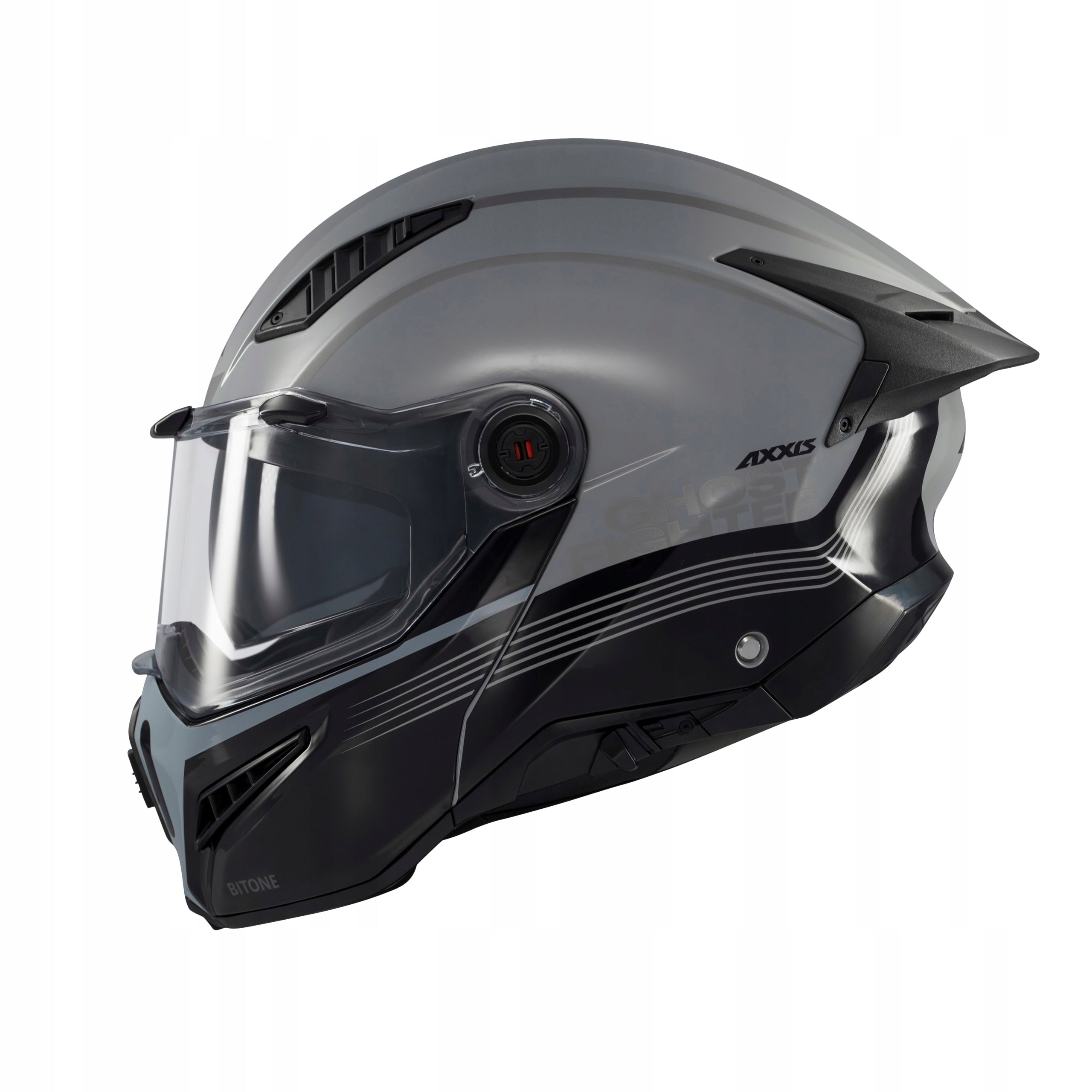 Helmet AXXIS FU409SV GHOSTFIGHTER SV BITONE C2 grey/black L /p-szcz/blend/