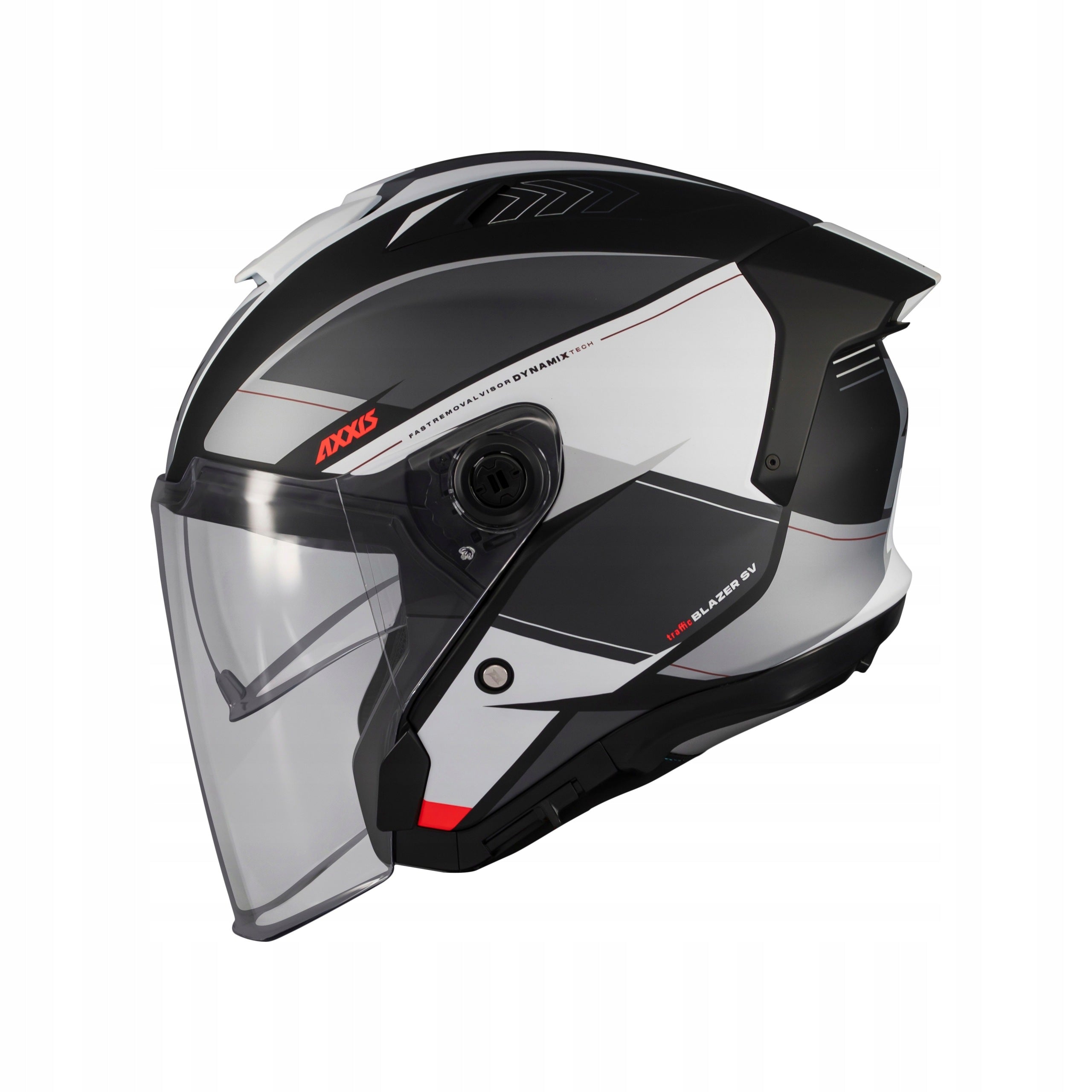 Helmet AXXIS OF516SV BLAZER SV TRAFFIC B0 charm/white/grey matt XL /blenda/ Size XL