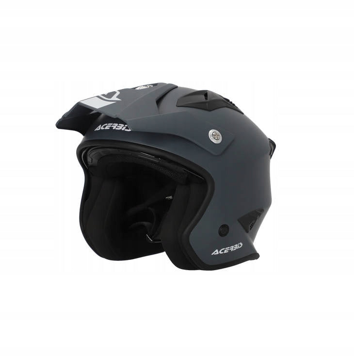 Helmet Acerbis Aria 2206 Scooter Trial grey sun visor