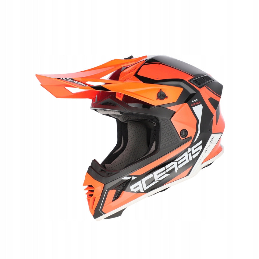 Helmet Acerbis X-Track 2206 Cross Enduro black-measure Motorcycle cross enduro