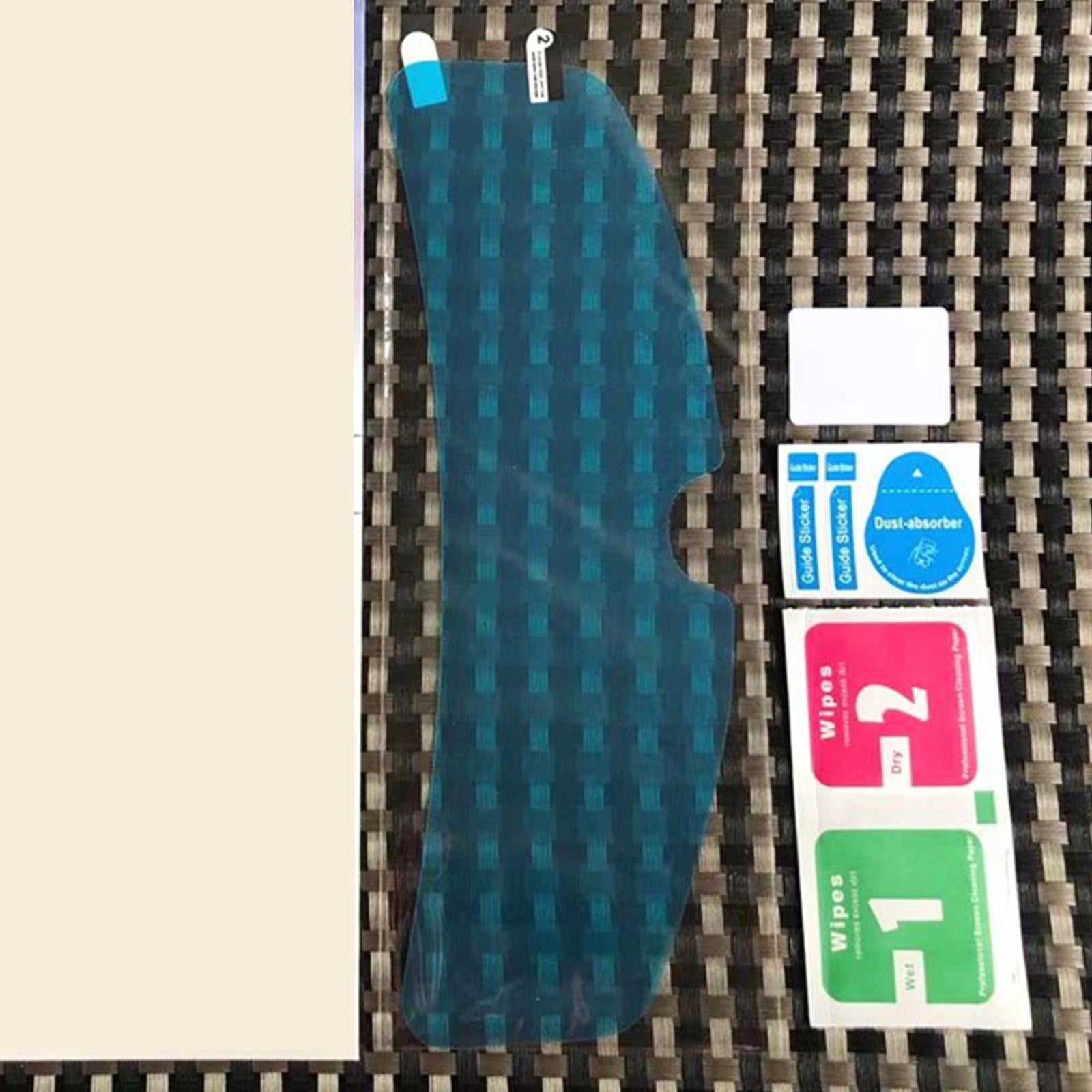 Helmet Anti Fog Film PET Glue Rain Proof Fog Proof Practical stick outside Packaging status original