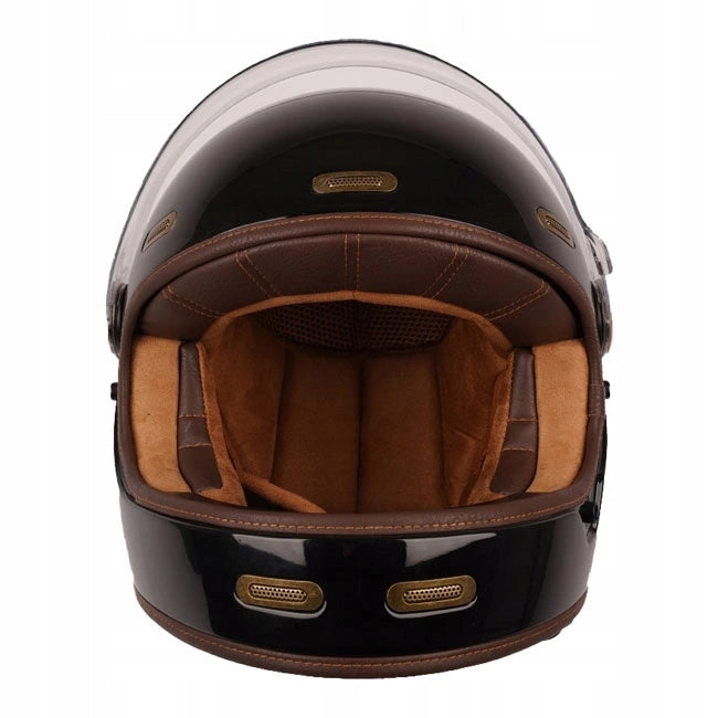 Helmet By City Roadster III Black Glossy ECE Pinlock Fiberglass Packaging status original