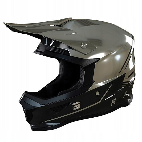 Helmet CROSS ENDURO SHOT FURIOUS DRAW 3.0 CHROME GLOSS Size XL