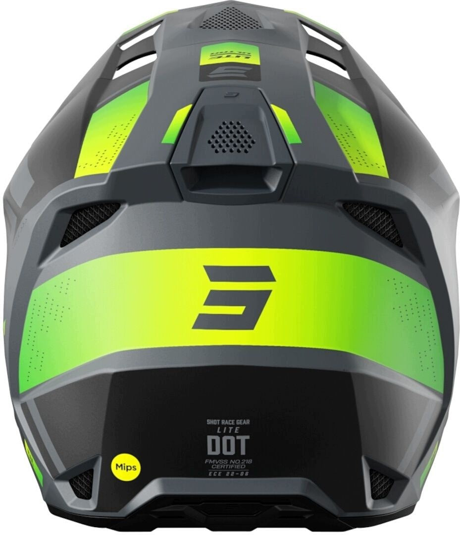 Helmet CROSS ENDURO SHOT LITE ULTRA NEON YELLOW BLACK YELLOW MAT Size M Manufacturer Shot
