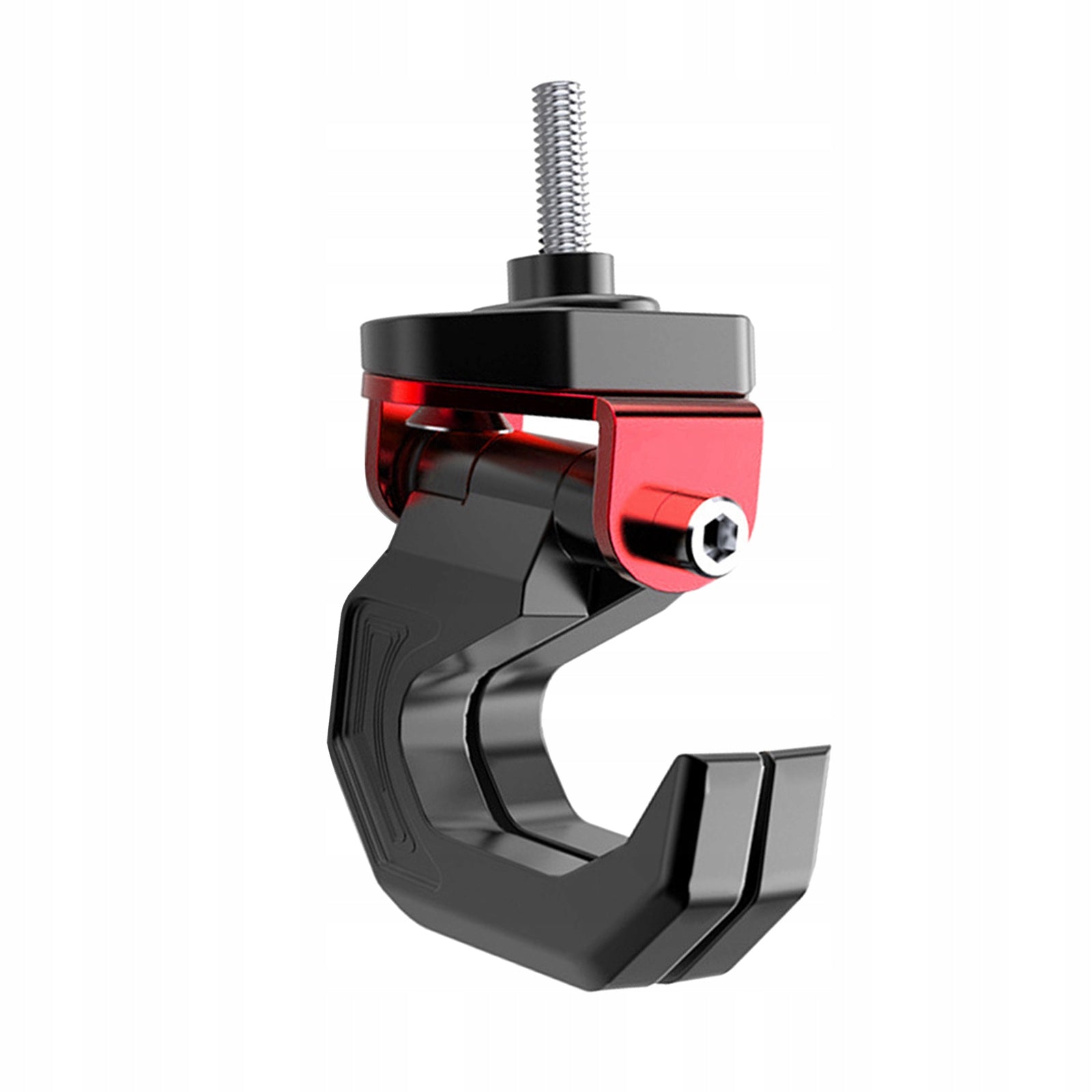 Helmet Claw Bottle Carry Holder Double Hook for Motorcycle ATV Dirtbike Red