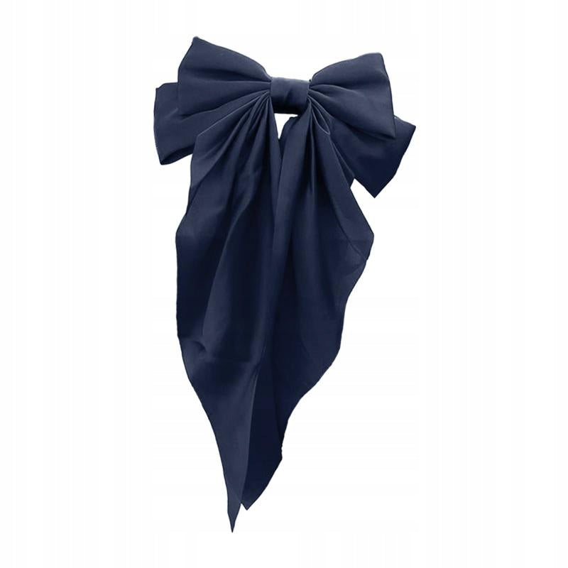 Helmet Decor Bow Cartoon Helmet Accessory Reusable Helmet Dark Blue