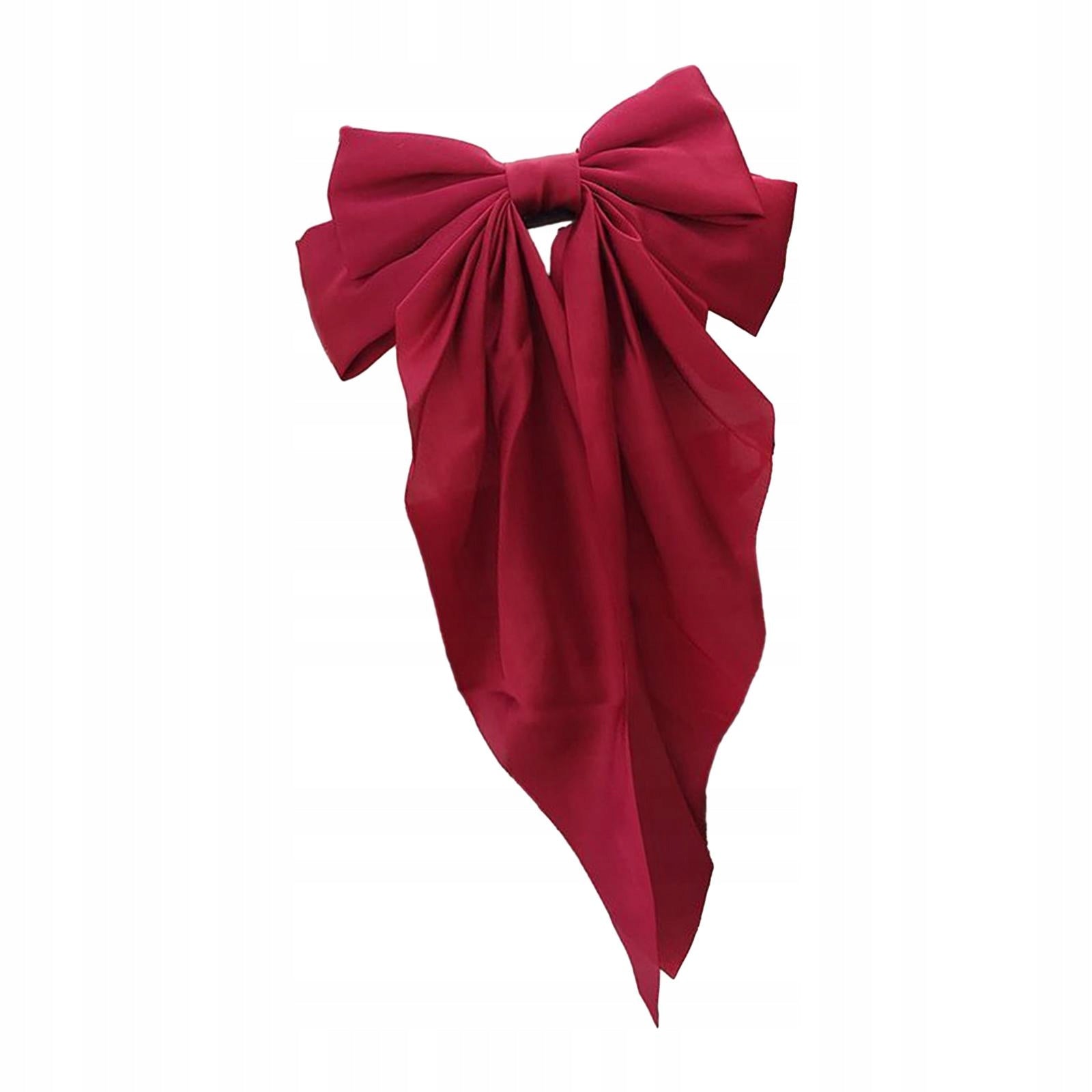 Helmet Decor Bow Helmet Accessory Decorative Big Bowknot Ski Helmet Red