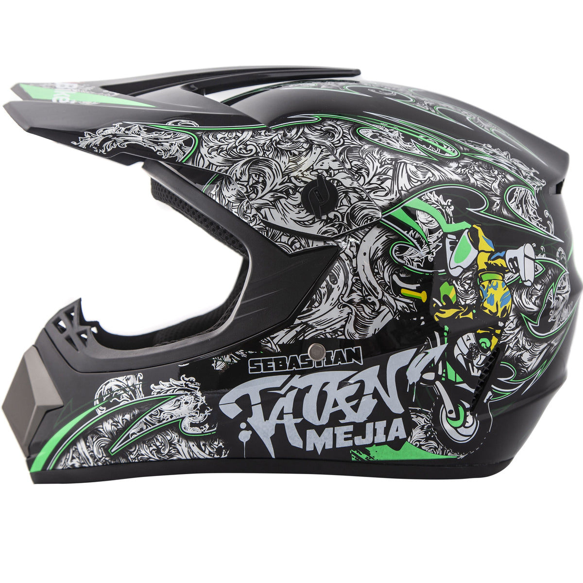 Helmet Goggles Gloves Size L Cross Quad ATV Enduro BMX MTB Scooter Manufacturer City-Bike