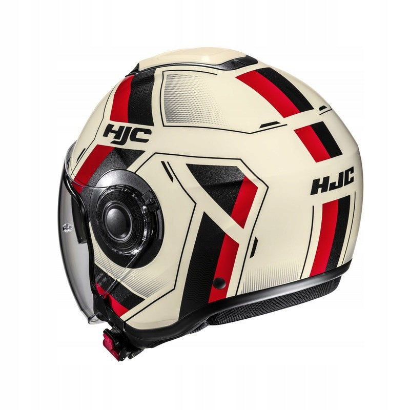 Helmet HJC I40N Velu Beige/Red/Black size XL Size XL