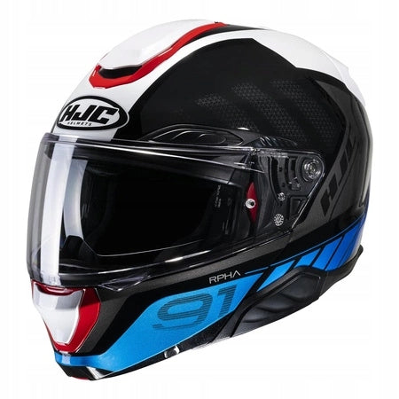 Helmet HJC RPHA 91 RAFINO WHITE/BLUE/RED FREEBIES Manufacturer HJC