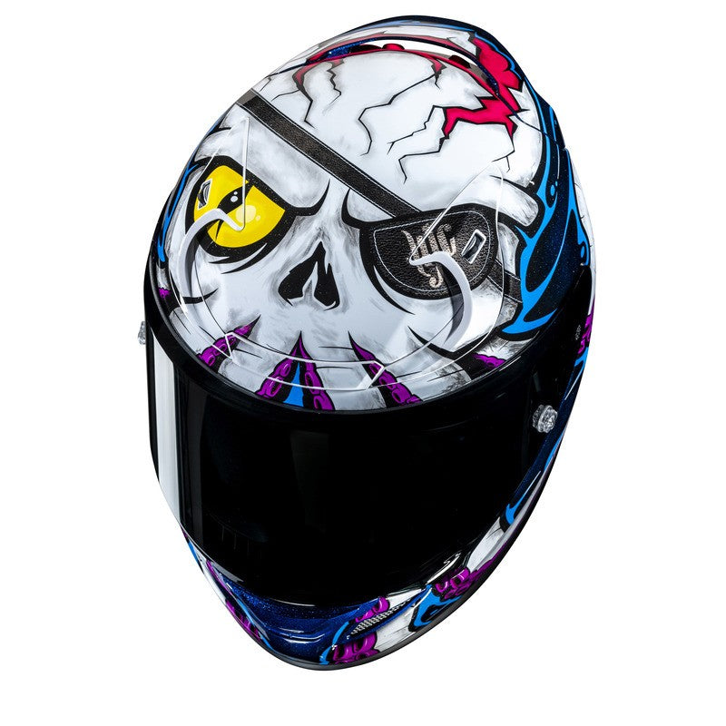 Helmet HJC Rpha 12 Kraken White/Blue size L Size L