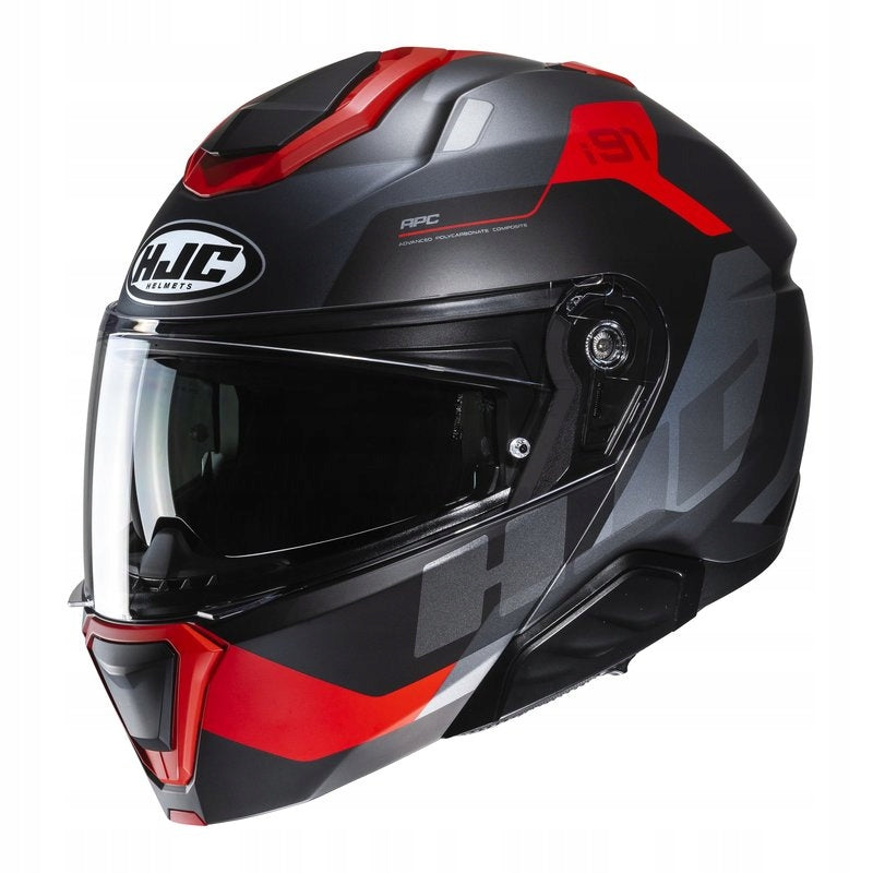 Helmet HJC i91 carst mc1sf black-red m