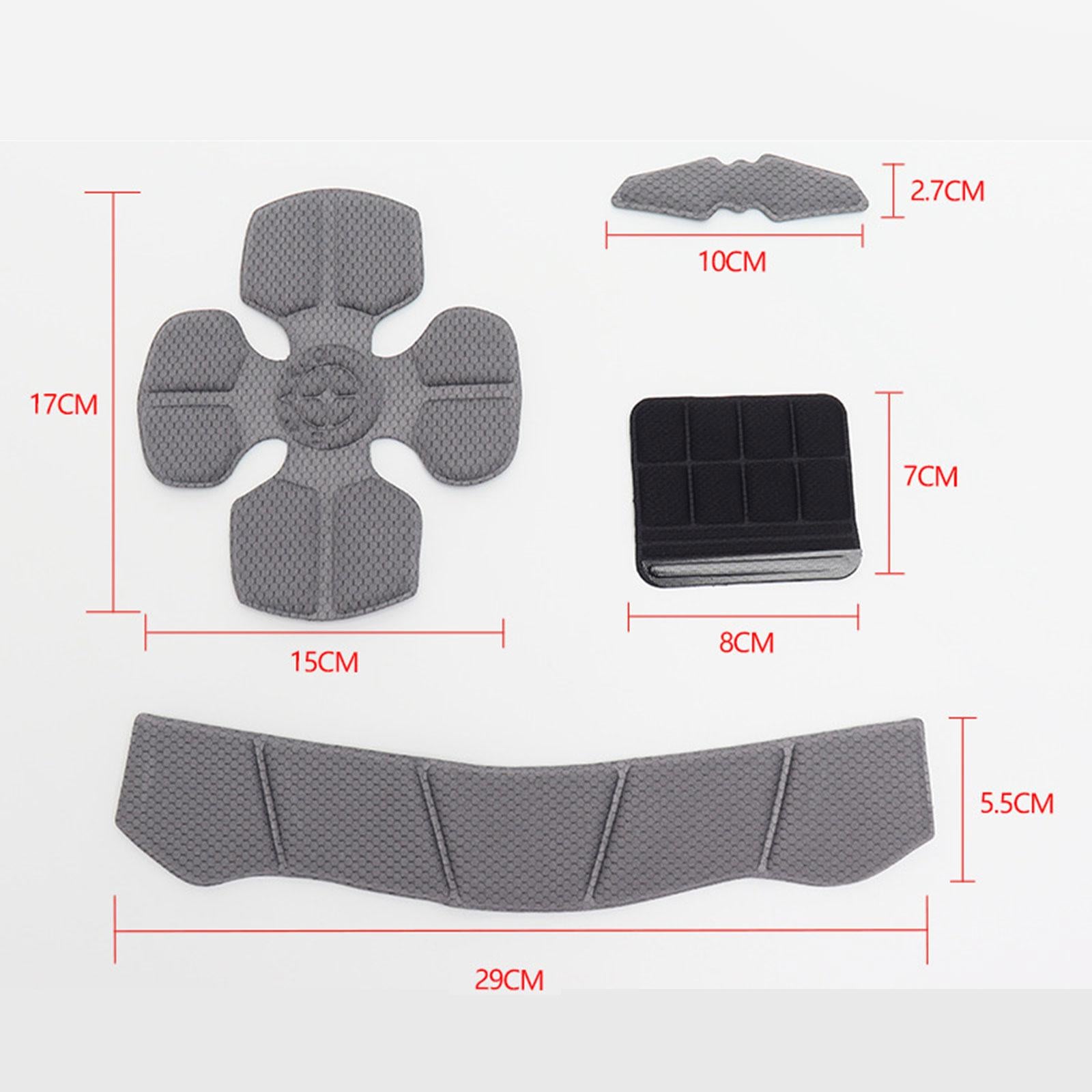Helmet Inner Padding Pads Set, Helmet Padding Liner Accessories, Soft Packaging status original