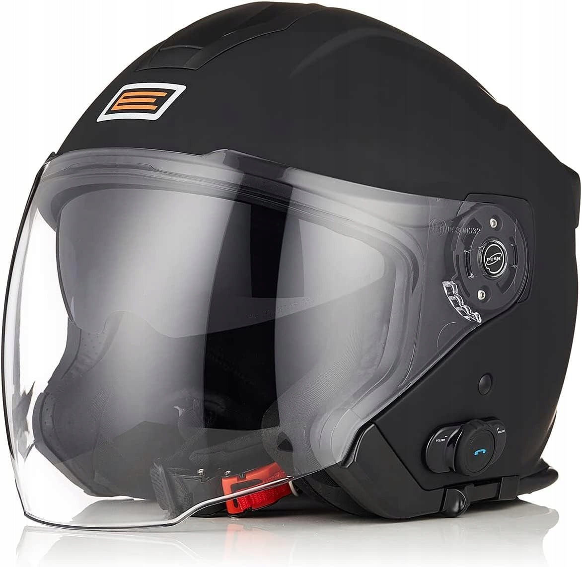 Helmet Jet ORIGINE Palio 2.0 + BT Intercom black MATT BLACK MAT size XL