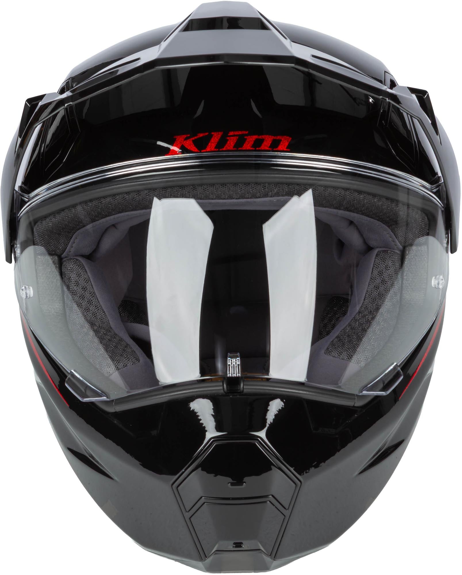 Helmet Klim X1 Alpha LG Quanta Gloss Black - Fiery Red Size L
